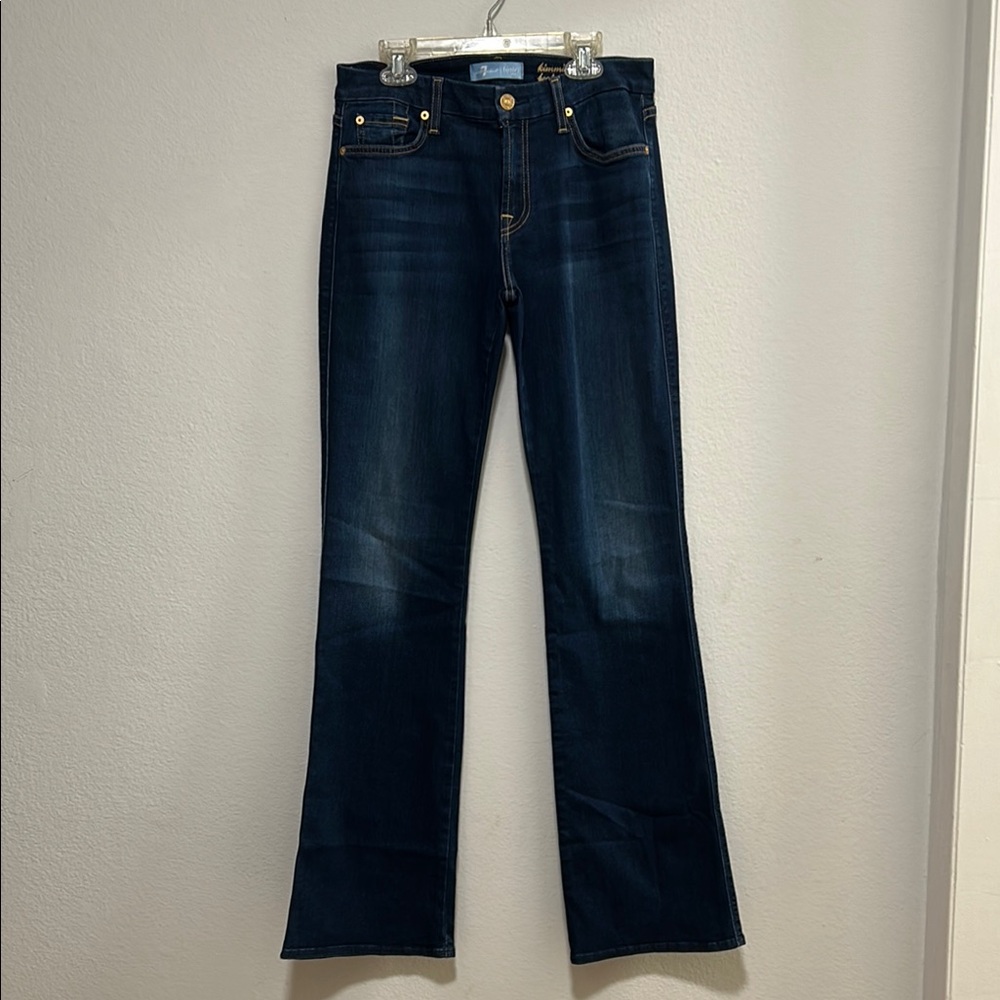7 For All Mankind Kimmie Boot Cut Jeans Medium Wash Size 29